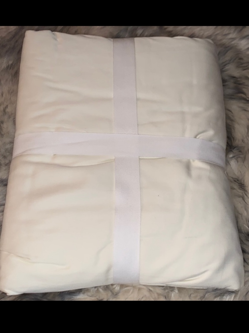 Pottery Barn Cream Cotton Bedding